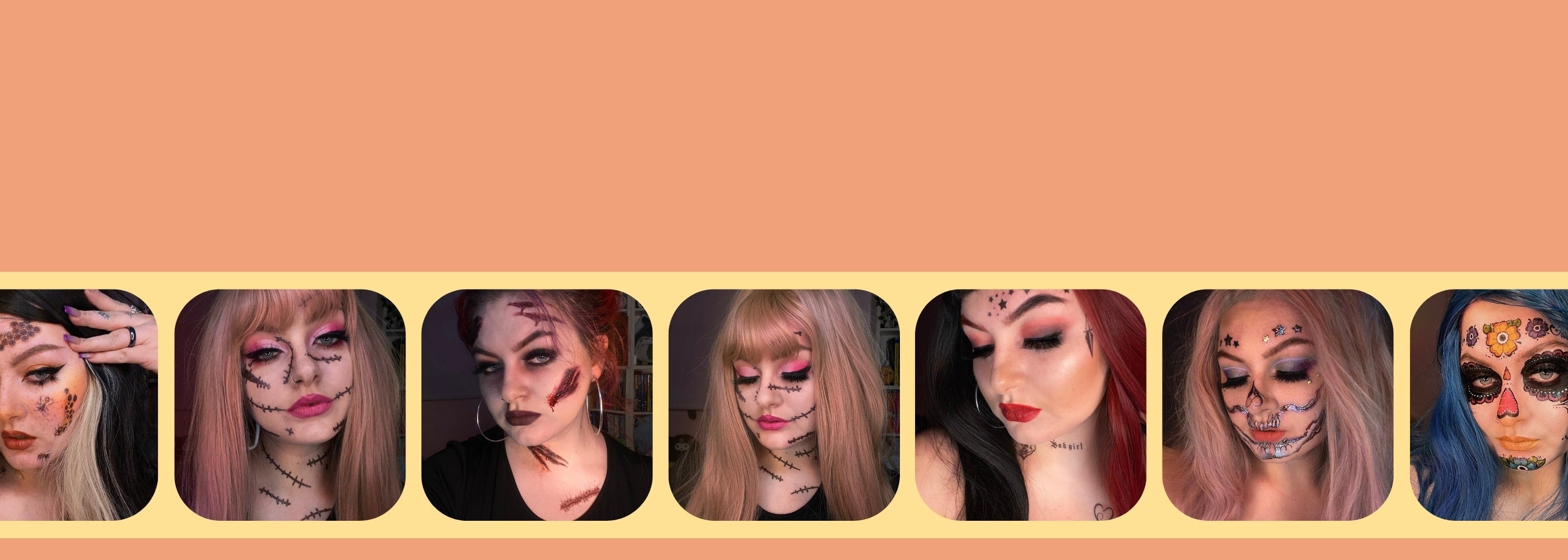 Costume Face Temporary Tattoos 