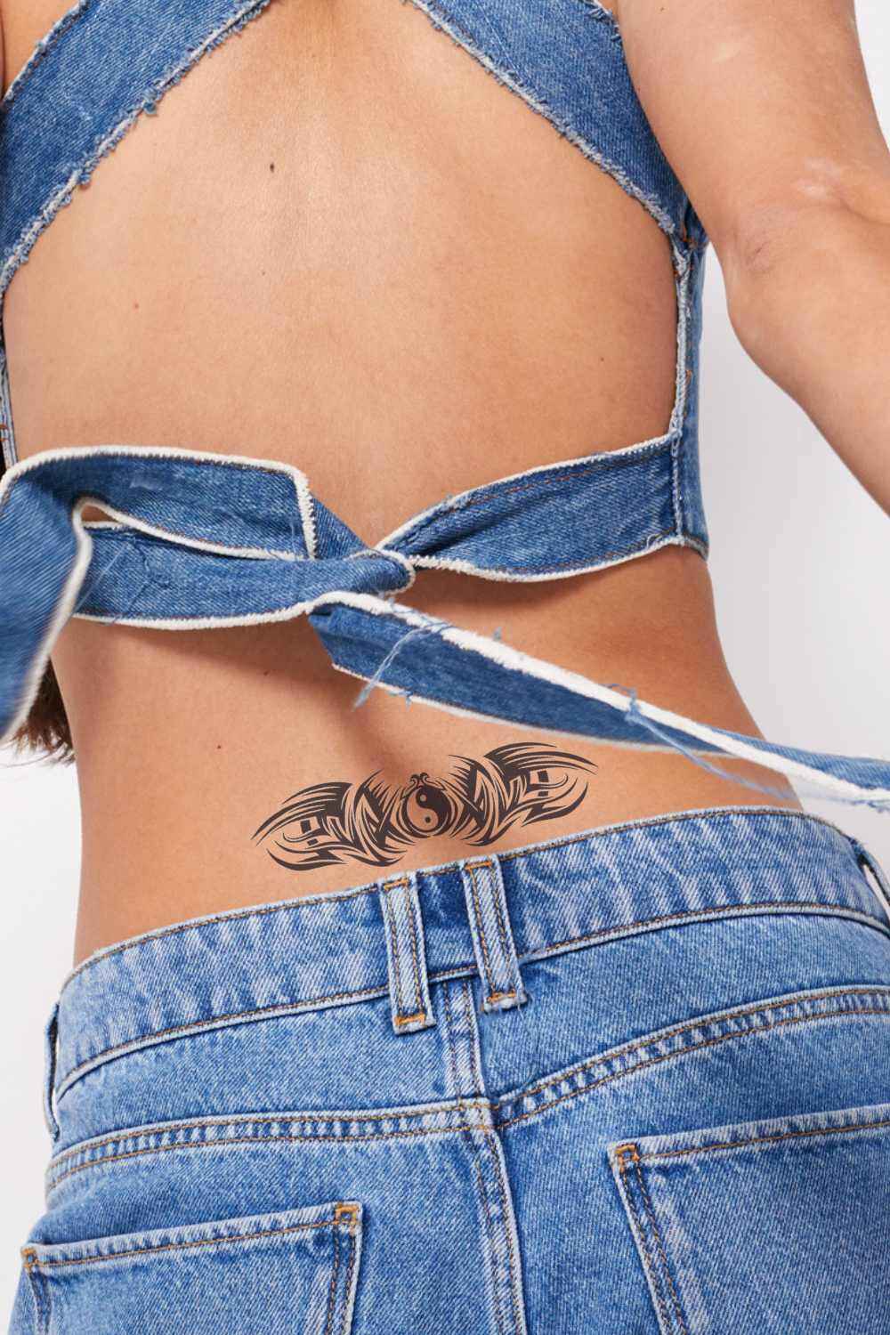 Trending Lower Back Tribal Temporary Tatoo