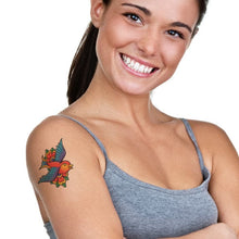 Vintage Swallow Temporary Tattoo 3.5 in x 2.5 in