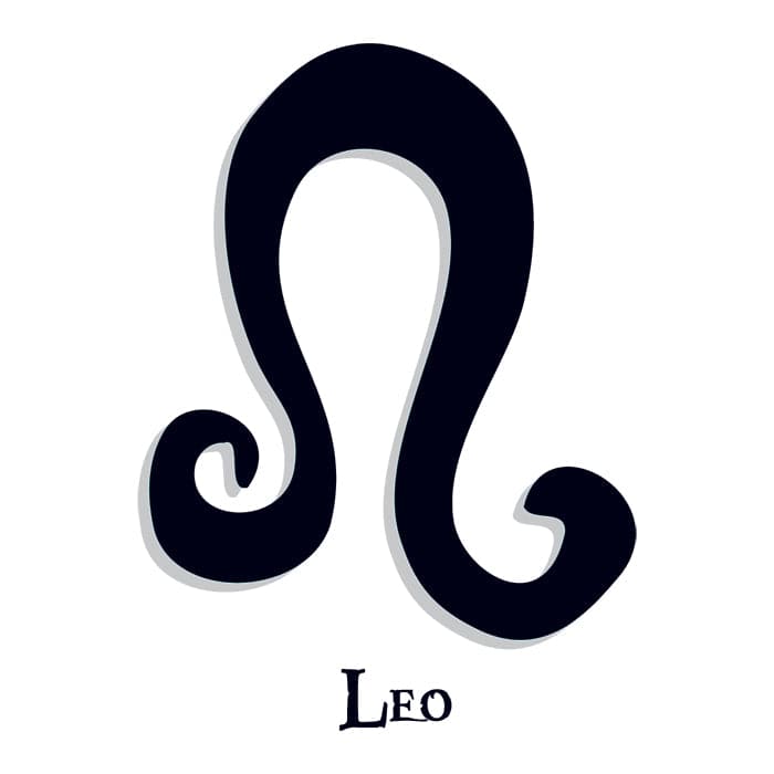 Zodiac: Leo Temporary Tattoo 3.5 in x 2.5 in