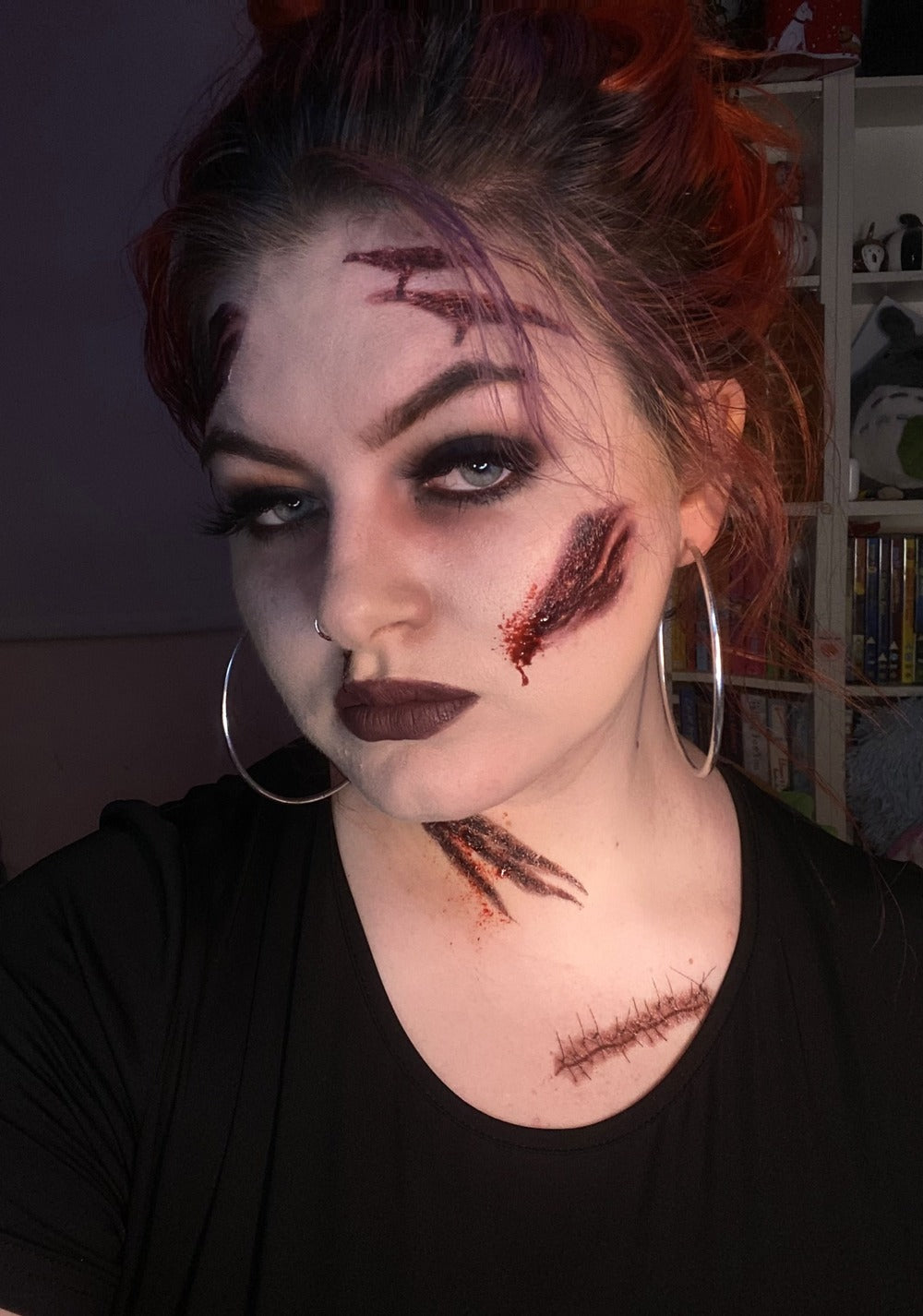 Gash Scrapes Costume Tattoo