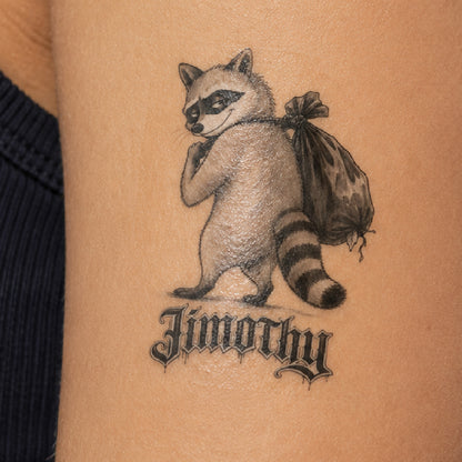 Jimothy The Midnight Hustler Temporary Tattoo
