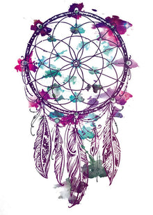 Galaxy Dream Catcher Temporary Tattoo