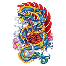 dragon temporary tattoo