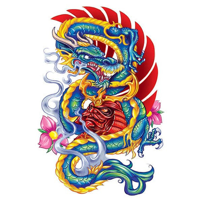 dragon temporary tattoo