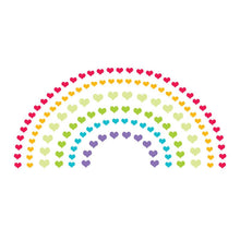 Heart Rainbow with Reveal Glow-in-the-Dark Temporary Tattoo