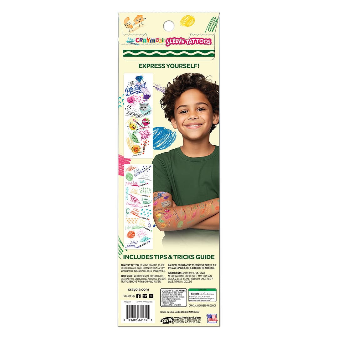 Crayola Craymoji Tattoo Sleeve Pouch