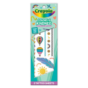 Crayola Colors of Kindness Temporary Tattoos