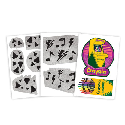 Crayola Retro Secret Reveal Tattoo Pouch