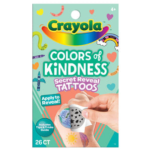 Crayola Colors Of Kindness Secret Reveal Temporary Tattoos
