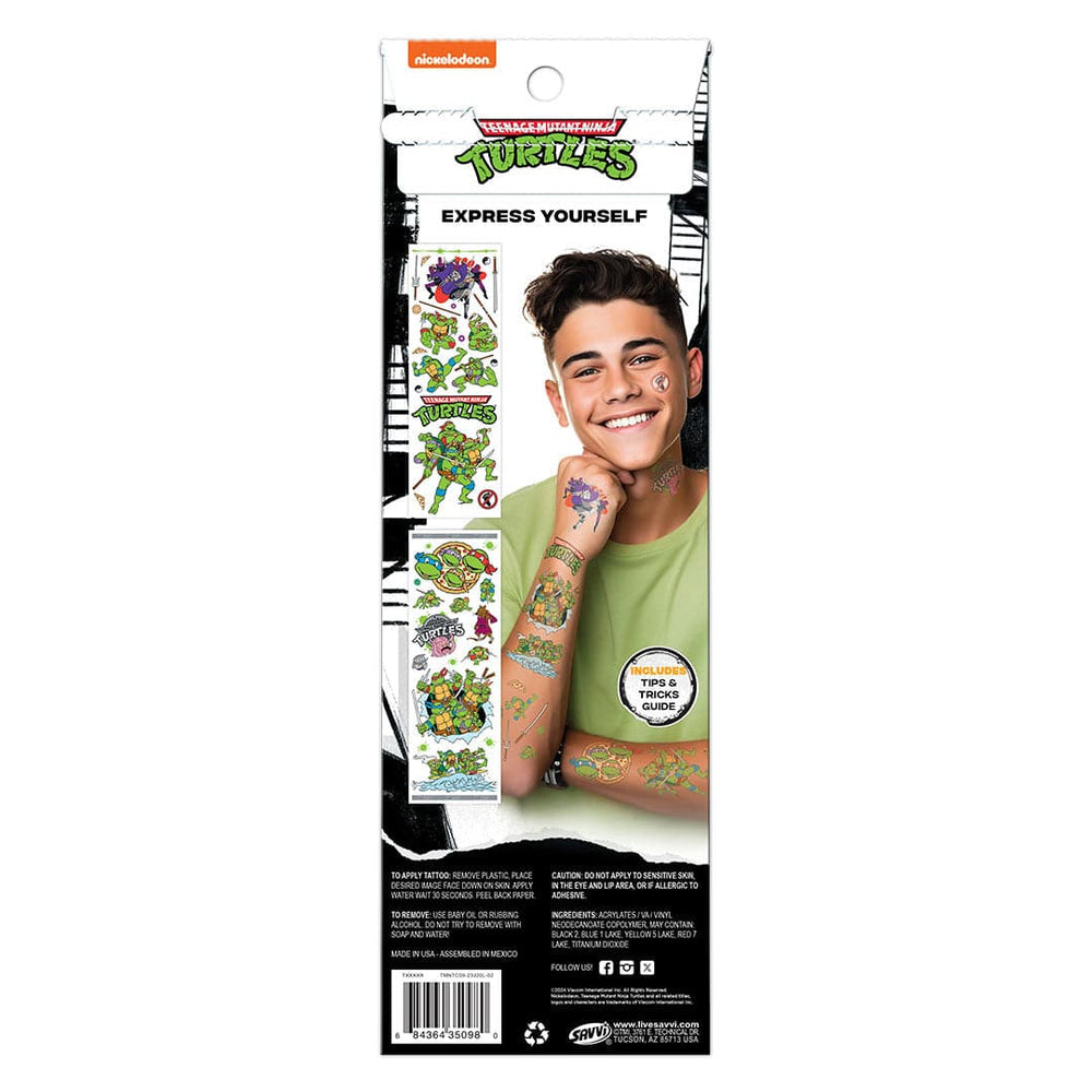 Teenage Mutant Ninja Turtles Temporary Tattoos