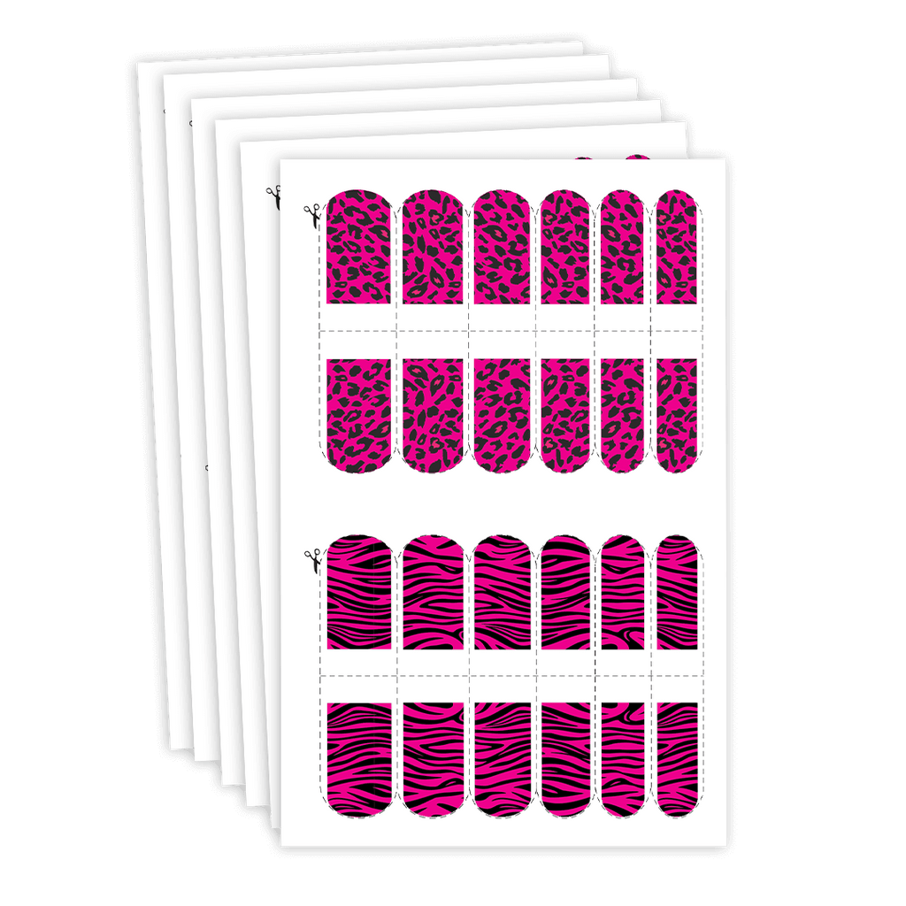 Manic Panic Hot Hot Pink Nail Tattoos
