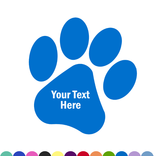 Semi-Custom Paw Temporary Tattoo