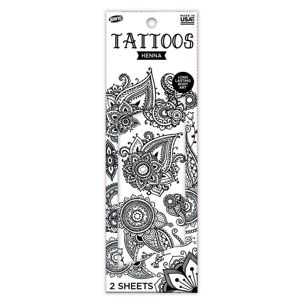 Henna Flash Tattoo Pouch by Savvi