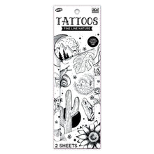 Fine Line Nature Flash Tattoo Pouch by Savvi