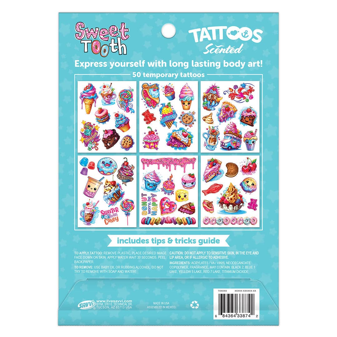 Desserts Scented Tattoo Pouch by Savvi