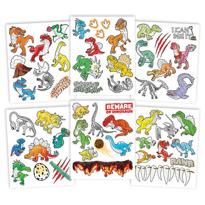 Glow Dino Glow in the Dark Tattoo Pouch by Savvi