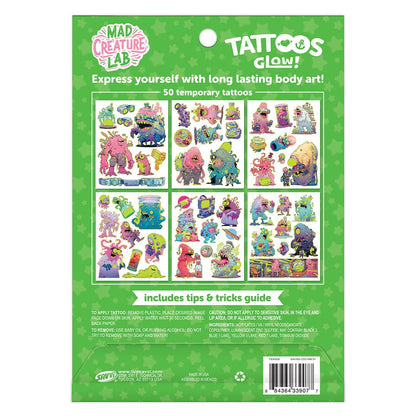 Mad Scientist Glow in the Dark Tattoo Pouch by Savvi