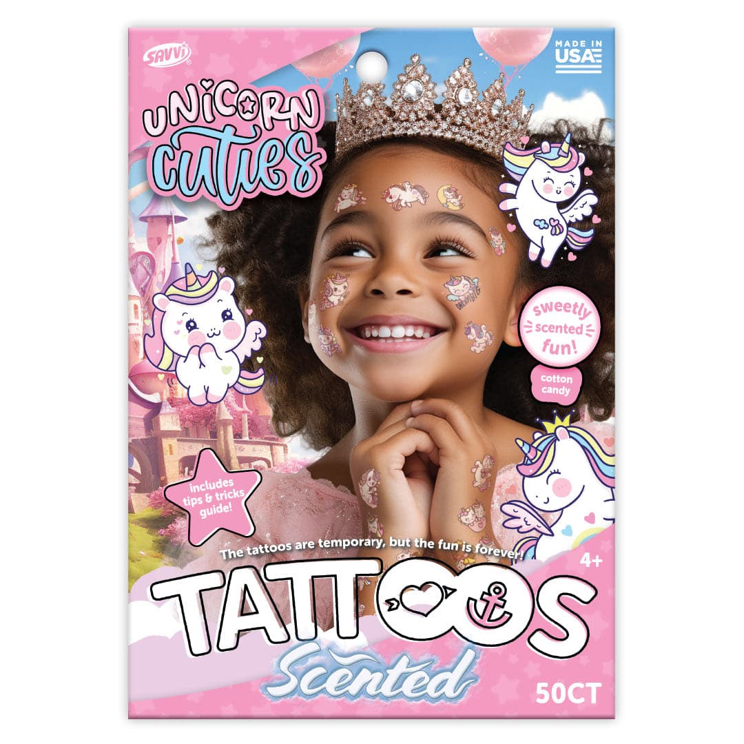 Unicorn Cuties Scented Tattoo Pouch by Savvi