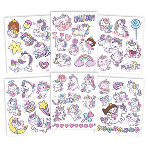 Unicorn Cuties Scented Temporary Tattoos