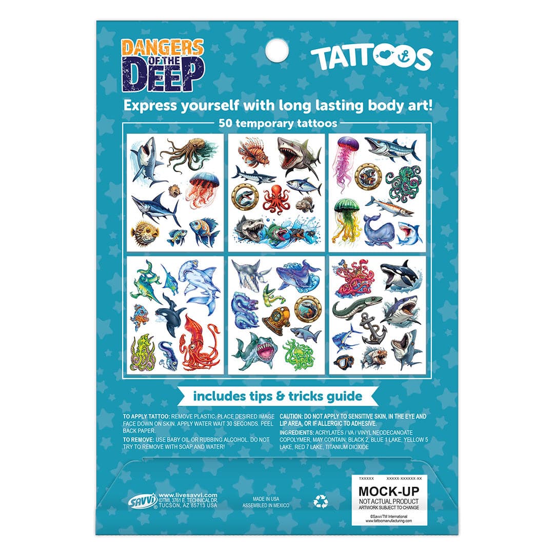 Sea Creature Tattoo Pouch by Savvi
