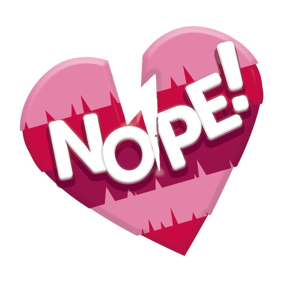 Anti-Valentine's Day Nope Broken Heart