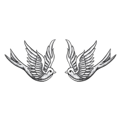 So Fly Dove Temporary Tattoo