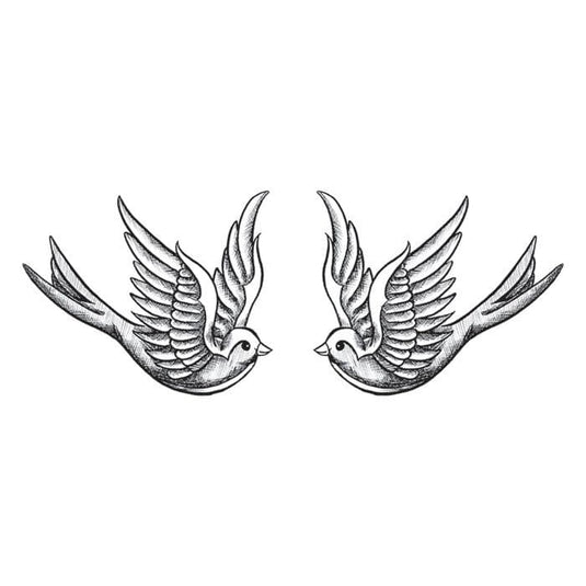 So Fly Dove Temporary Tattoo