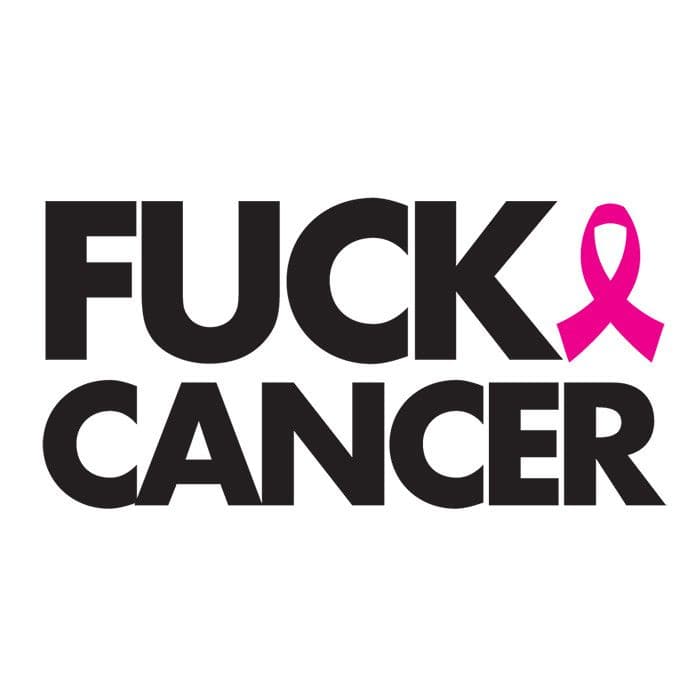 Fuck Cancer Temporary Tattoo
