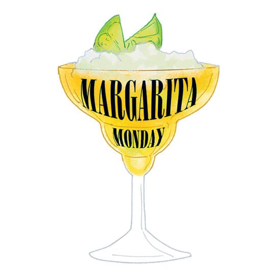 Margarita Monday Temporary Tattoo