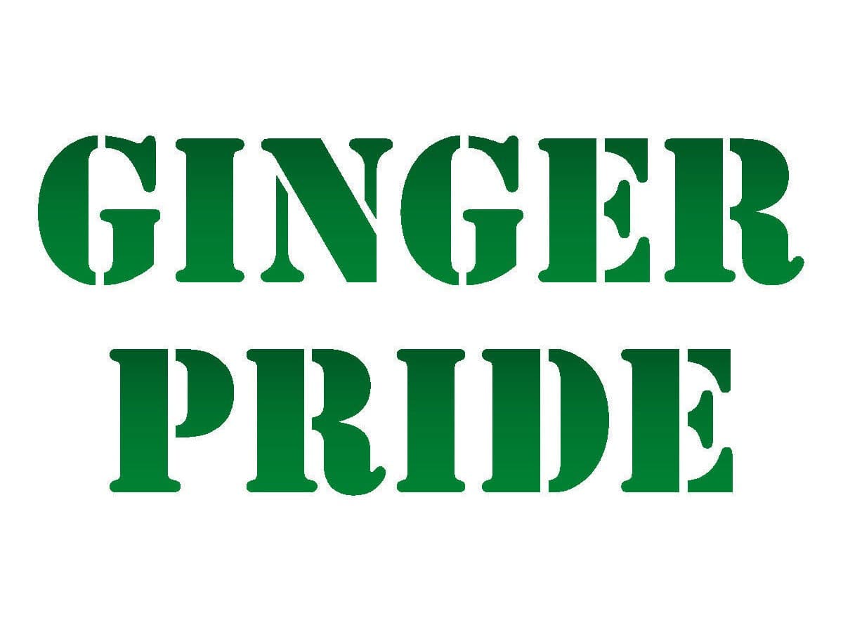 Ginger Pride Temporary Tattoo