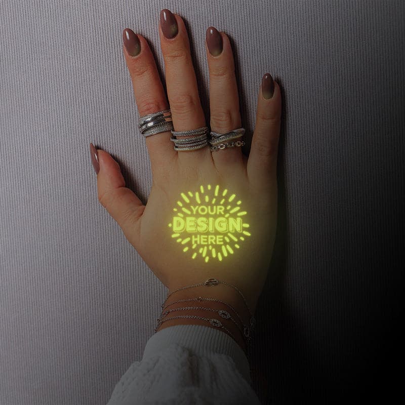 Glow-in-the-Dark Custom Tattoo