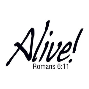 Alive Religious Temporary Tattoo