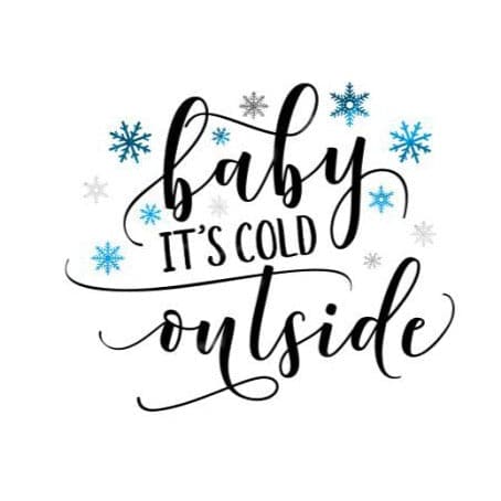 Baby It's Cold Outside Temporary Tattoo