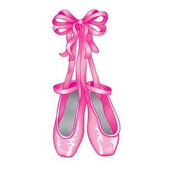 Ballet Shoes Temporary Tattoo