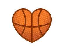 Basketball Heart Temporary Tattoo