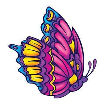 Beautiful Butterfly Temporary Tattoo