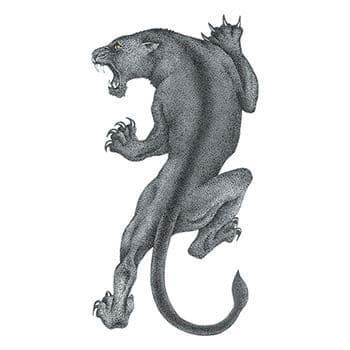 Black Panther Temporary Tattoo