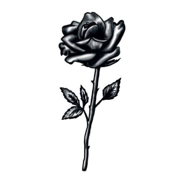 Black Roses Easy Simple Black Rose Tattoo