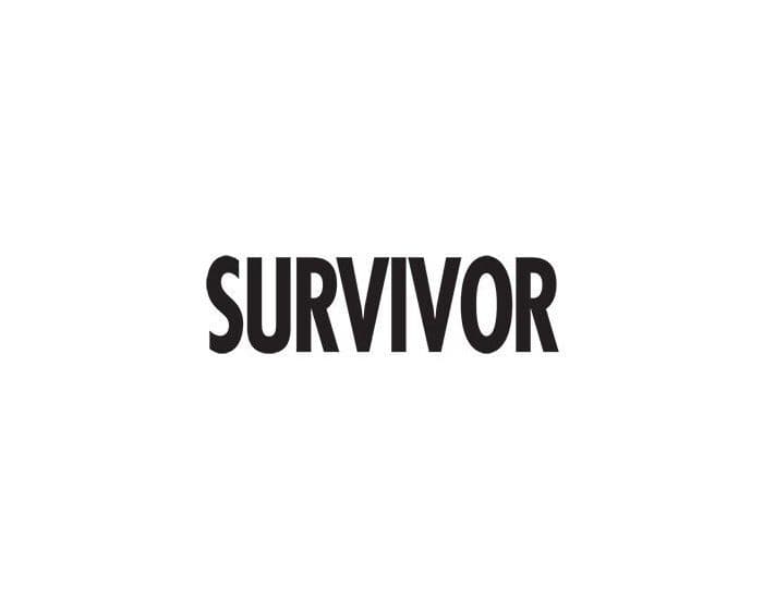 Survivor Temporary Tattoo (Black)