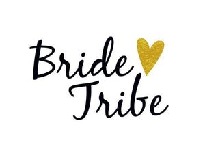 Metallic Bride Tribe Temporary Tattoo