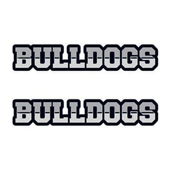 Bulldogs Text Temporary Tattoo