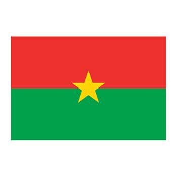 Burkina Faso Flag Temporary Tattoo