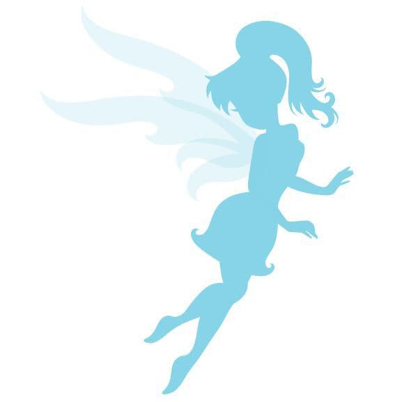 Blue Fairy Temporary Tattoo