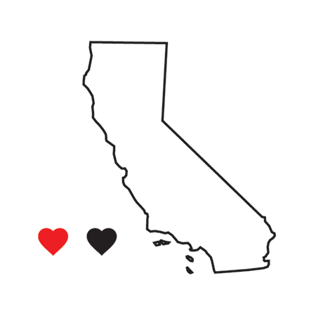 California State Pride Temporary Tattoo