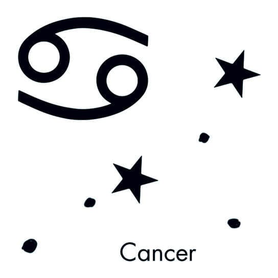 Cancer Astrological Temporary Tattoo