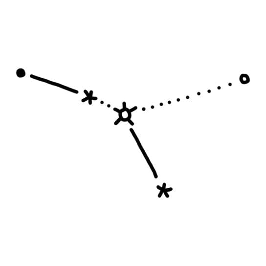 Cancer Constellation Temporary Tattoo