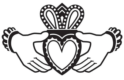 Irish Claddagh Temporary Tattoo