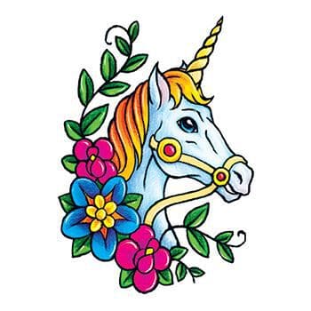 Classic Girls: Unicorn Temporary Tattoo