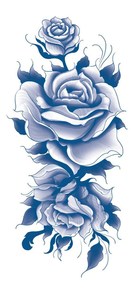 Classic Blue Roses Sleeve